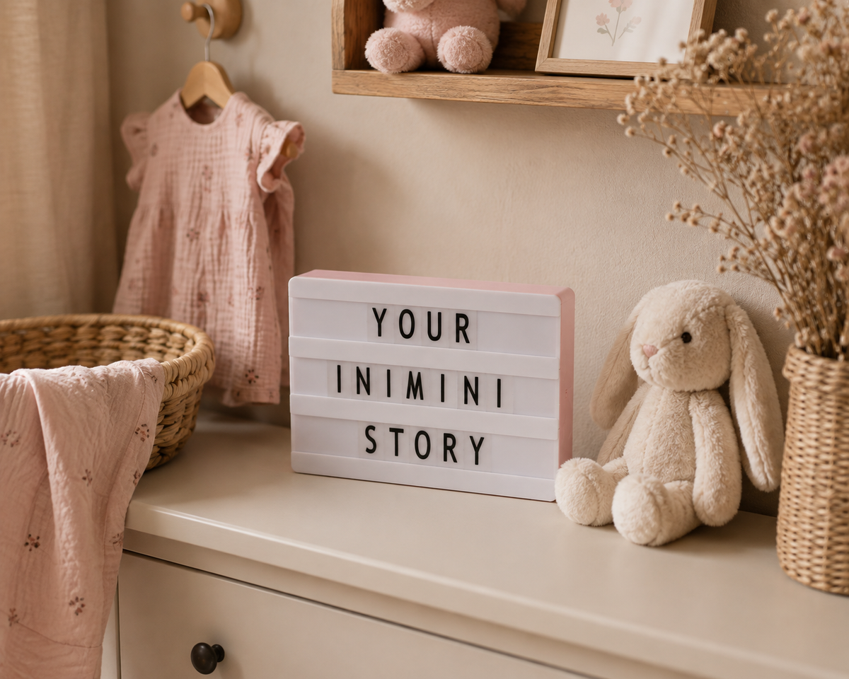 Mini Lightbox Roze | Personaliseerbare LED Lichtbox A7