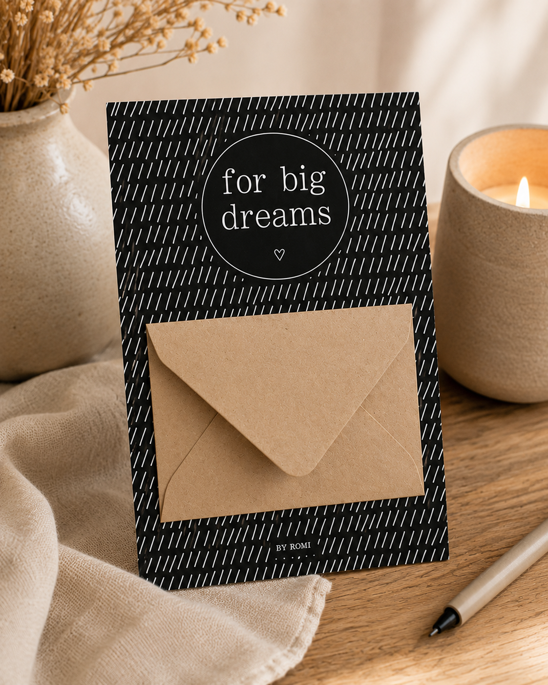 Geldkaart For Big Dreams | Origineel Geldcadeau Met Envelop