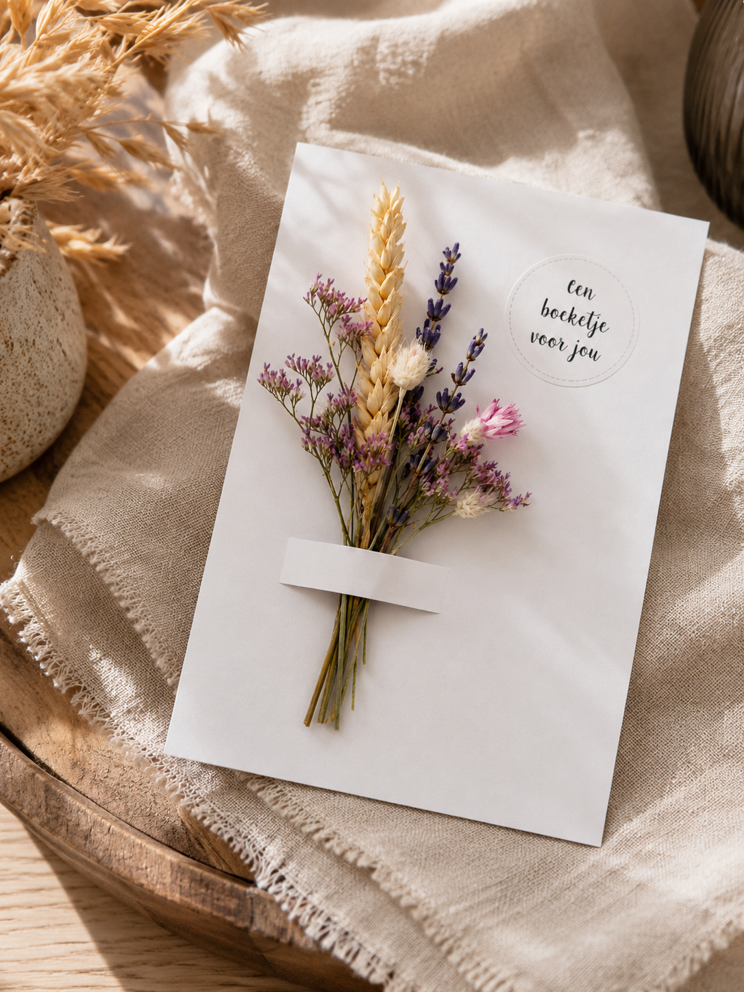 Mini Droogbloemen Boeketje | Een Boeketje Voor Jou