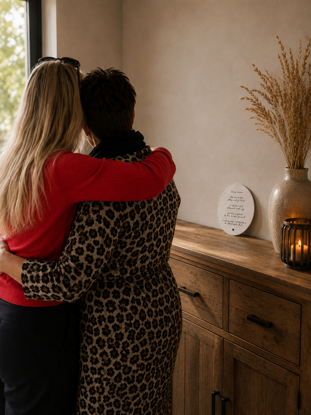 Muurcirkel Lieve Mama | Wanddecoratie Met Gedicht 20 cm