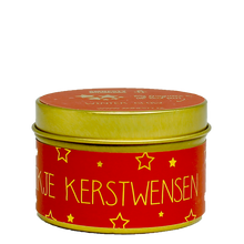 Afbeelding in Gallery-weergave laden, Soja kaars - Blikje kerstwensen