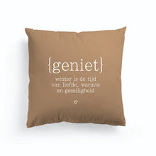 Afbeelding in Gallery-weergave laden, Kussen - Geniet - Lounge&Lifestyle