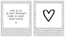 Afbeelding in Gallery-weergave laden, Foto/kaart hanger - Wat je in je hart bewaart - Lounge&Lifestyle