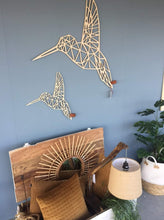 Afbeelding in Gallery-weergave laden, Geometrische Kolibrie paar - Lounge&Lifestyle