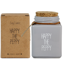 Afbeelding in Gallery-weergave laden, Soja kaars - Happy the peppy - Lounge&Lifestyle