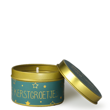 Afbeelding in Gallery-weergave laden, Soja kaars - Een blikje kerstgroetjes