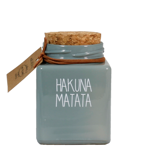 Soja kaars  - Hakuna Matata - Lounge&Lifestyle