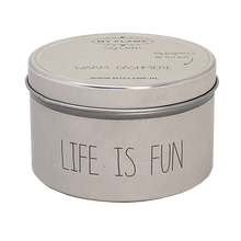 Afbeelding in Gallery-weergave laden, Soja kaars - Life is fun - Lounge&Lifestyle