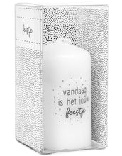Afbeelding in Gallery-weergave laden, Mini kaars - Vandaag is het jouw feestje