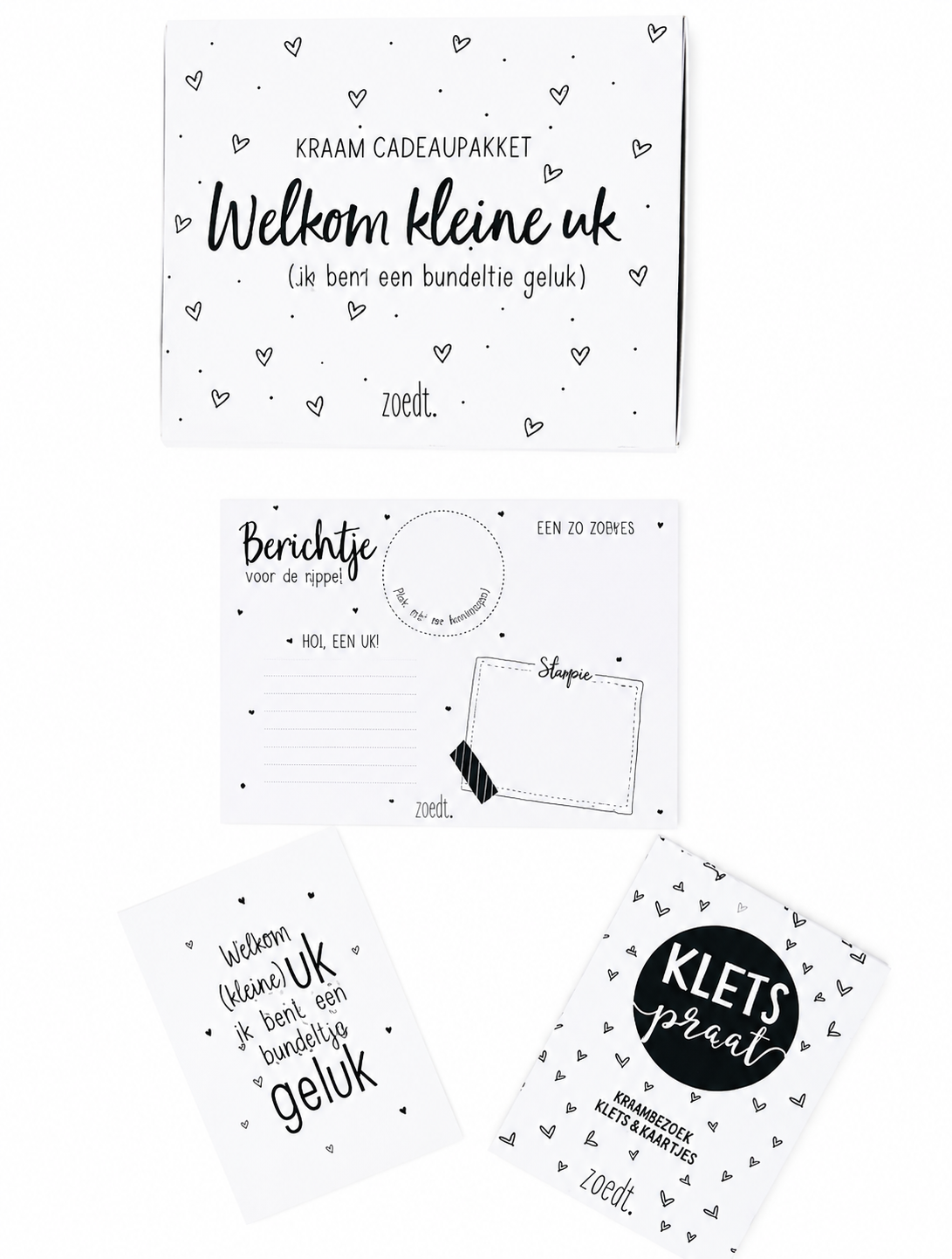 Kraamcadeaupakket Welkom Kleine Uk | Compleet Babycadeau