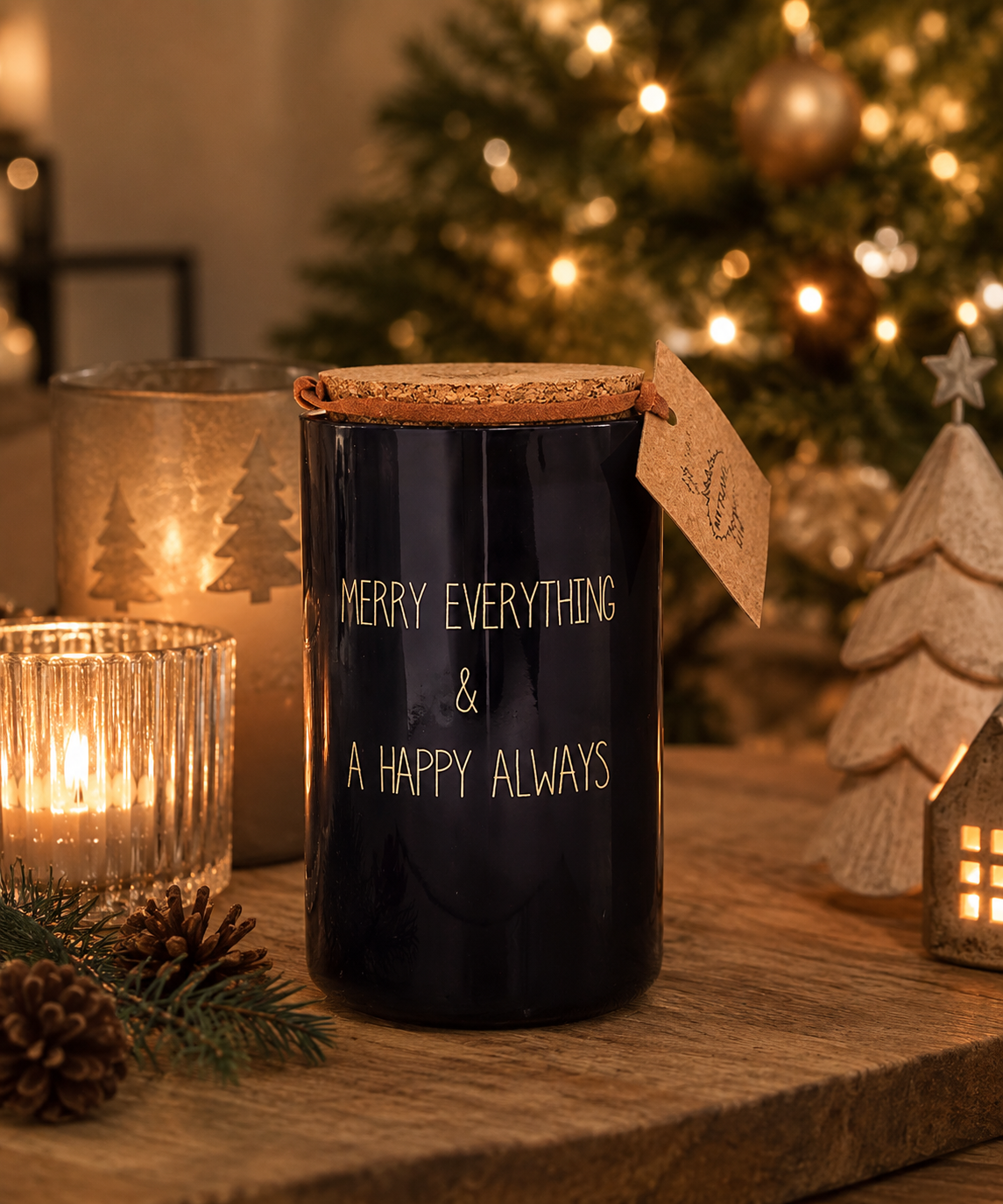 Sojakaars Merry Everything & A Happy Always | Winter Glow Geurkaars