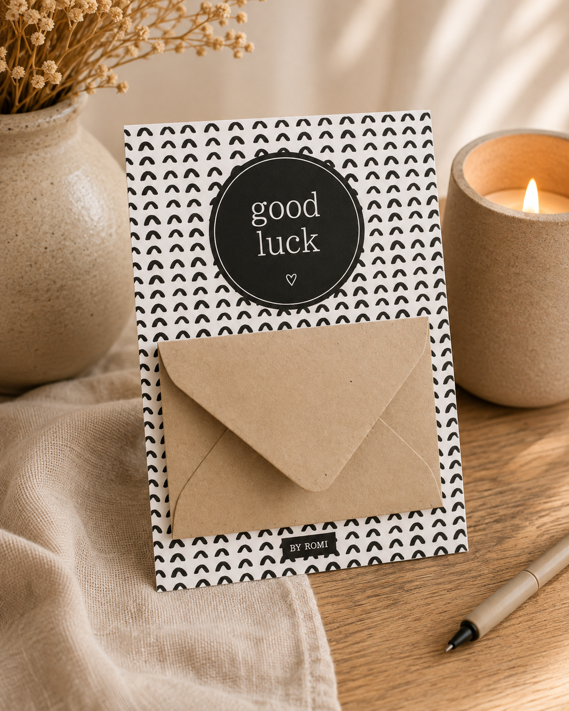 Geldkaart Goog Luck | Origineel Geldcadeau Met Envelop