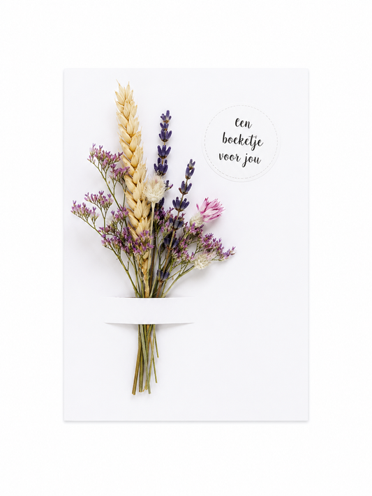 Mini Droogbloemen Boeketje | Een Boeketje Voor Jou
