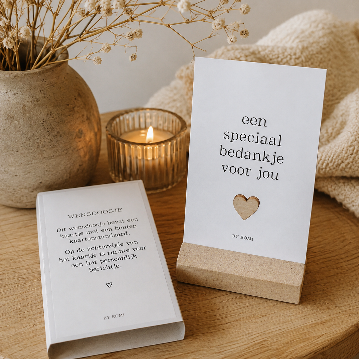 Wensdoosje Een Speciaal Bedankje Voor Jou | Cadeautje Met Betekenis