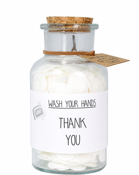 Handzeep Confetti Thank You | Fresh Cotton Handzeepblaadjes