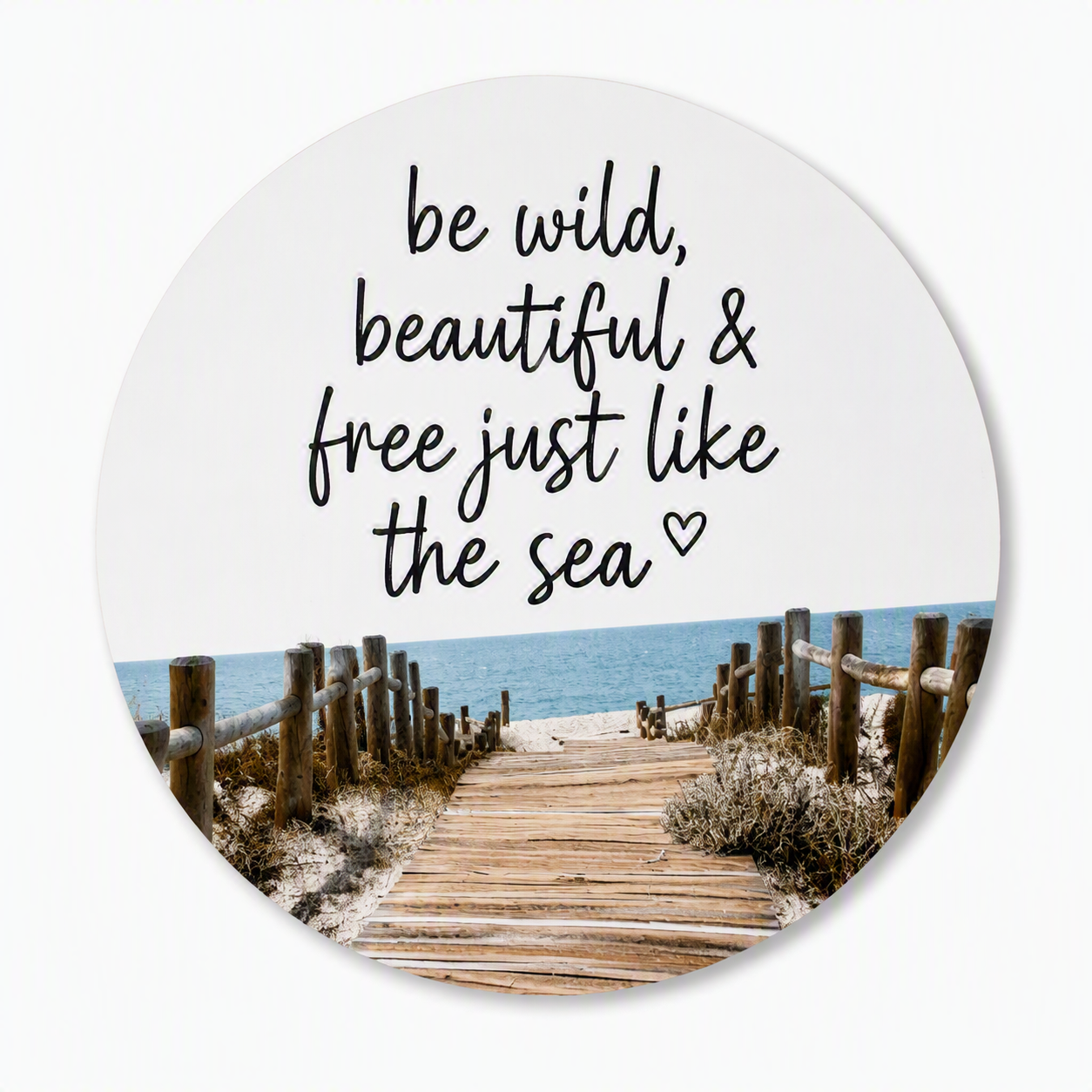 Muurcirkel Strand | Be Wild, Beautiful & Free