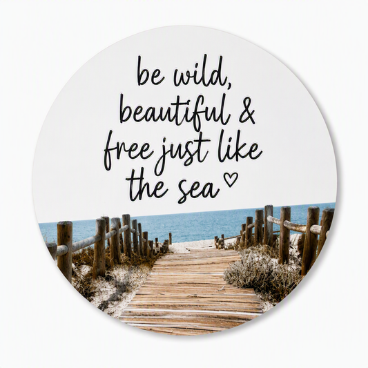 Muurcirkel Strand | Be Wild, Beautiful & Free