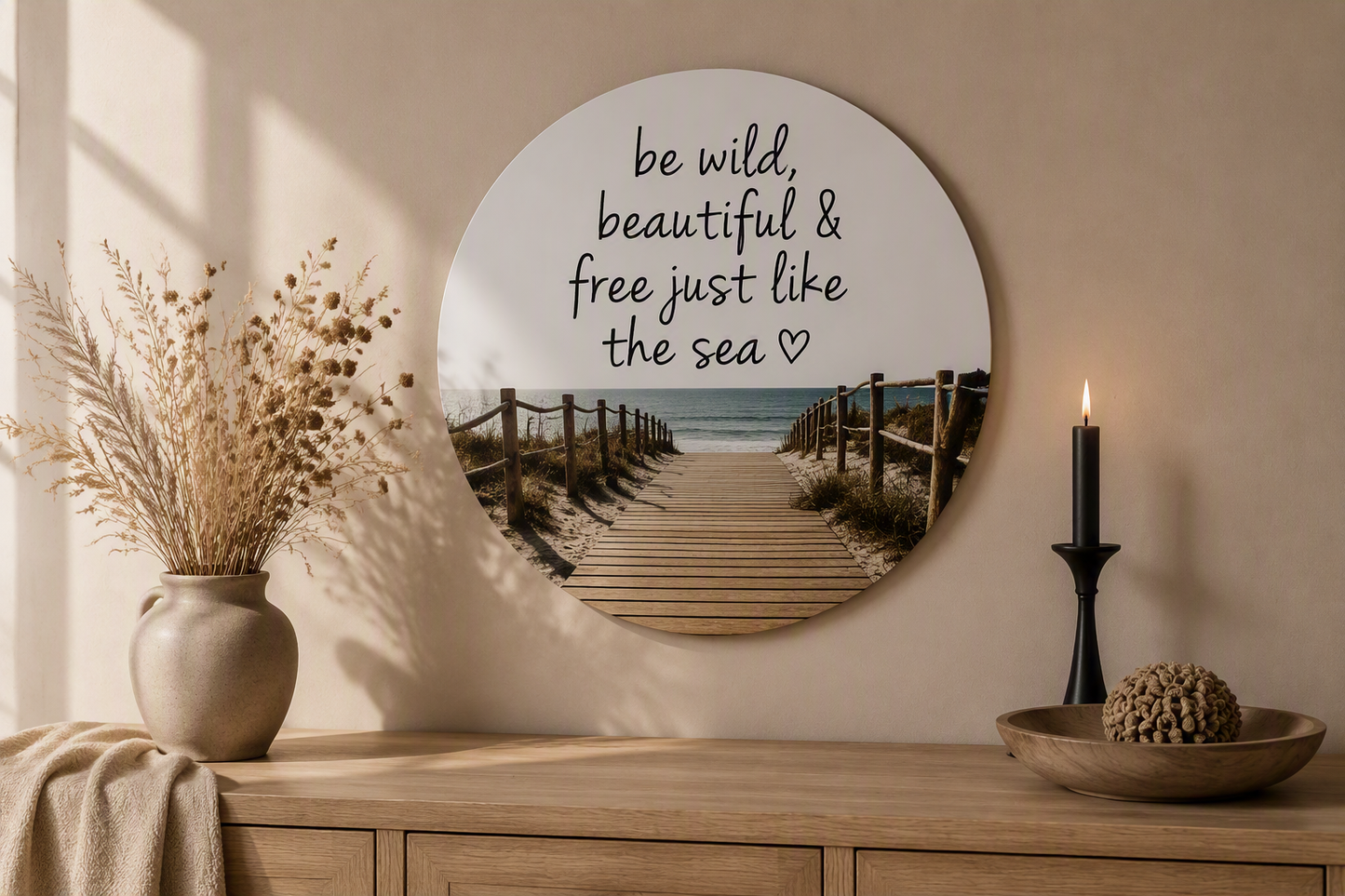 Muurcirkel Strand | Be Wild, Beautiful & Free