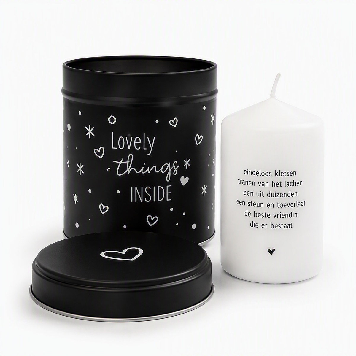 Cadeaublikje met Kaars | Cadeau voor Vriendin