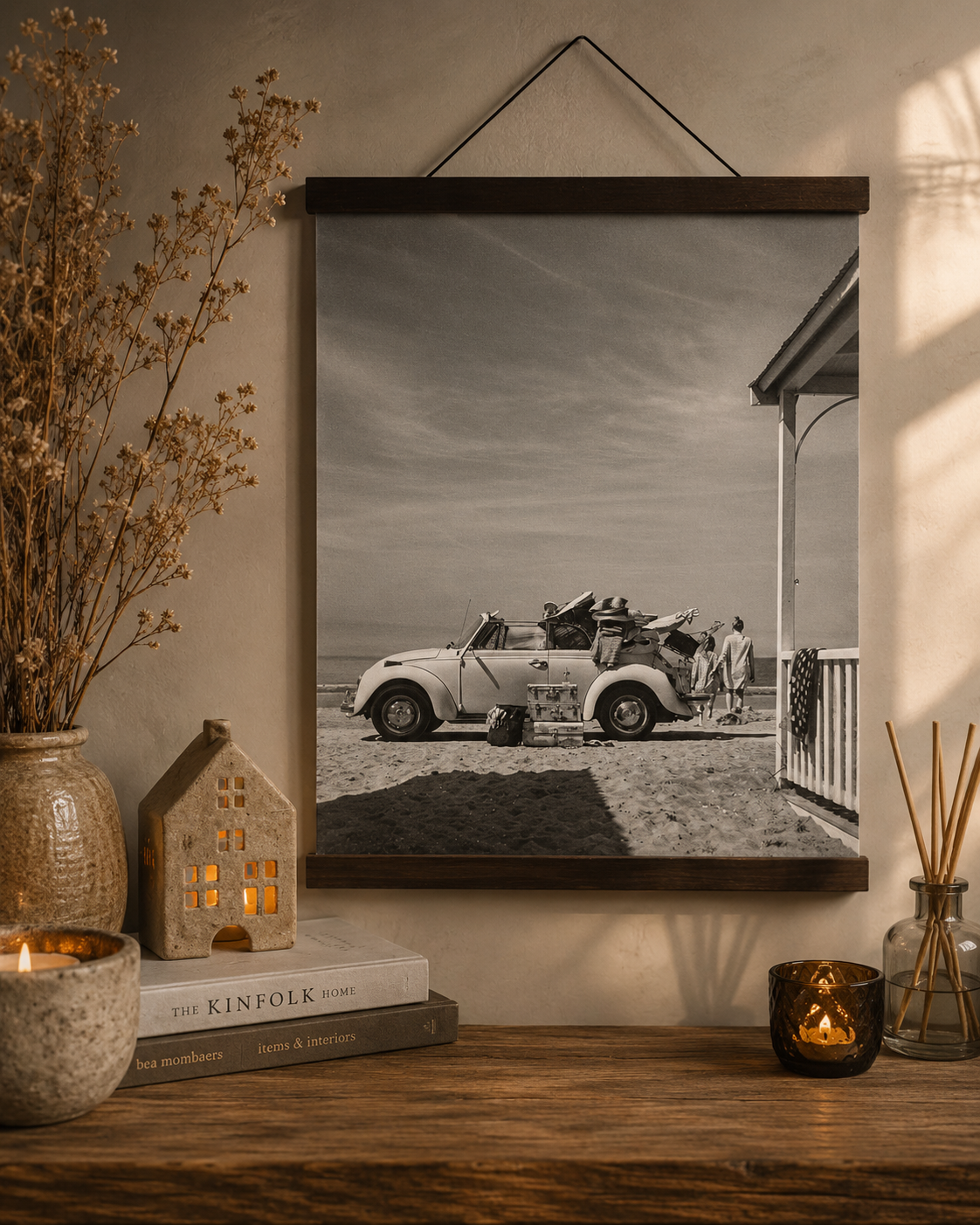 Magnetische Posterhanger 31 cm | Houten Posterhouder Voor Posters & Prints