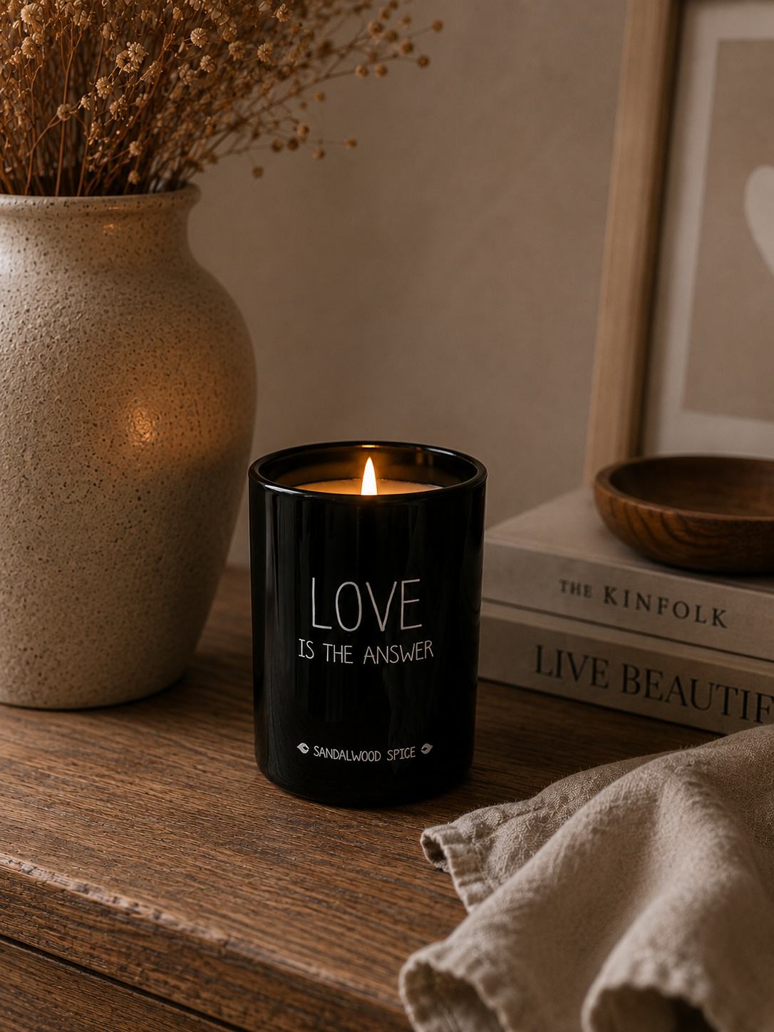 Sojakaars Love Is The Answer | Warm Cashmere Geurkaars
