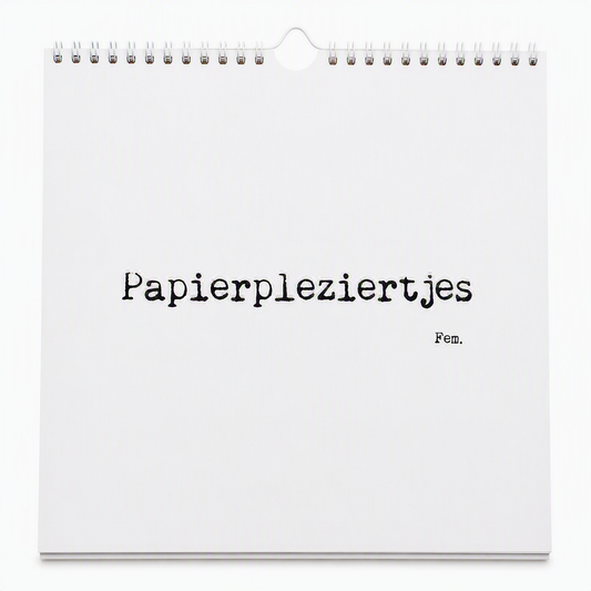 Verjaardagskalender Papierpleziertjes | Verjaardagen Vergeet Je Niet