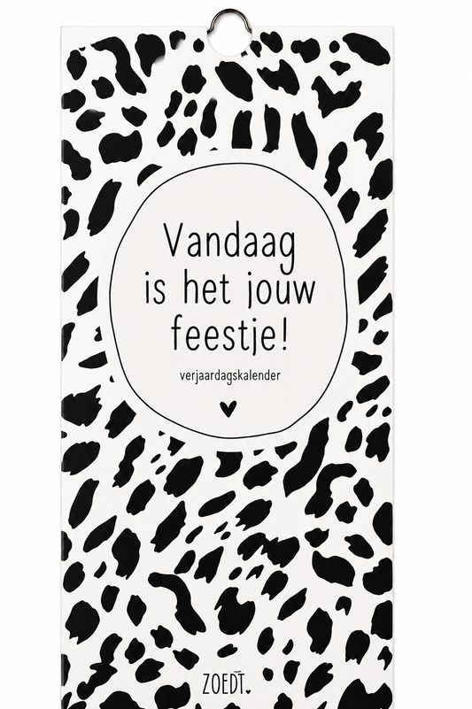 Verjaardagskalender Print | Nooit Meer Een Verjaardag Vergeten