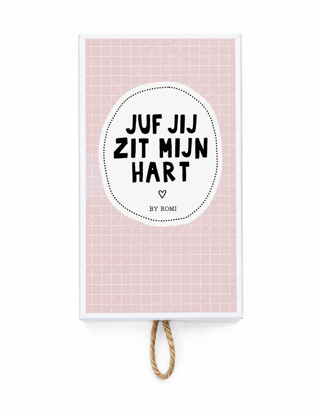 Wensdoosje Juf Jij Zit In Mijn Hart | Cadeautje Voor De Liefste Juf