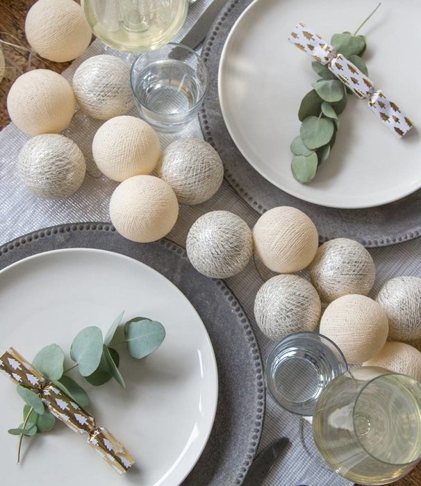 Sparkling lichtslinger -  Shell/ Silver - Lounge&Lifestyle