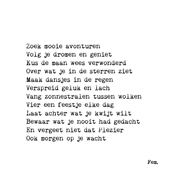 Poster A4 - Plezier op je wacht - Lounge&Lifestyle