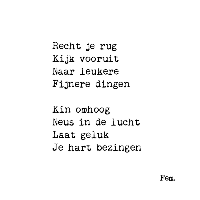 Kaart - Recht je rug - Lounge&Lifestyle