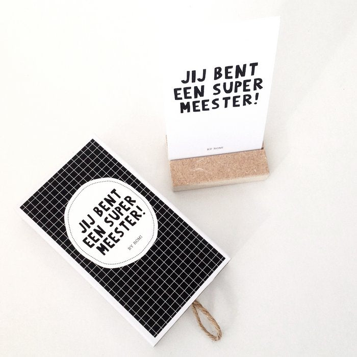 Wensdoosje - Jij bent een super meester - Lounge&Lifestyle