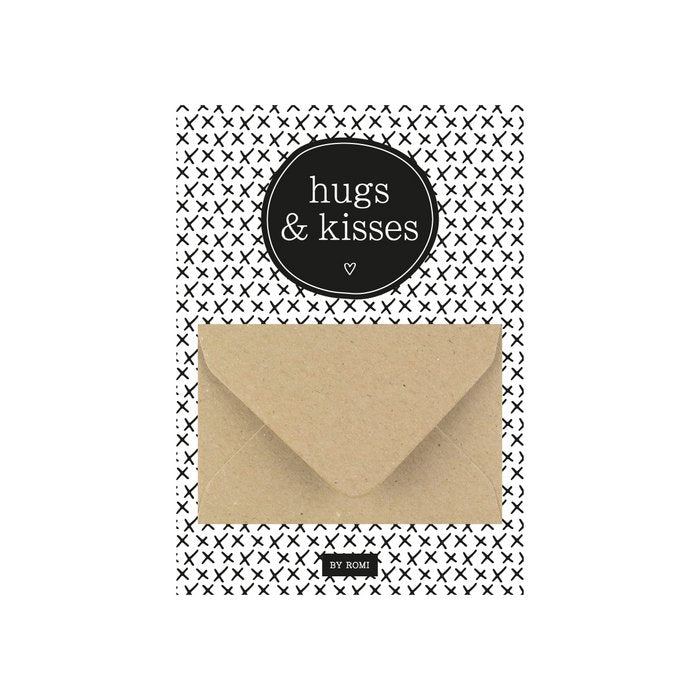 Geldkaart - Hugs & kisses - Lounge&Lifestyle