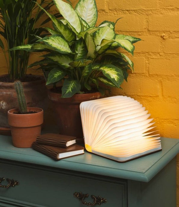 Boek lamp walnoot bruin - Lounge&Lifestyle