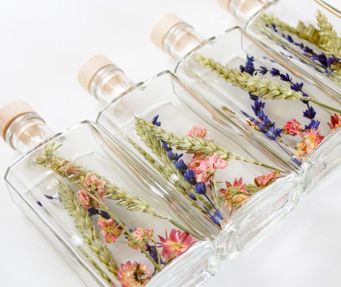 Droogbloemen in fles - Lounge&Lifestyle