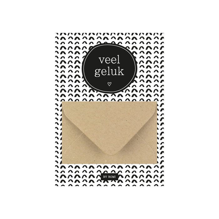 Geldkaart - Veel geluk - Lounge&Lifestyle