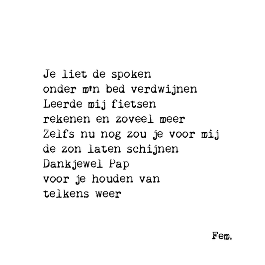 Dankjewel Pap - Lounge&Lifestyle