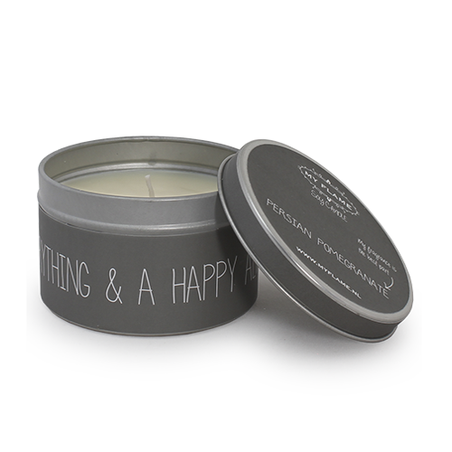 Soja kaars  - Blikje Merry everything and a happy always - Lounge&Lifestyle