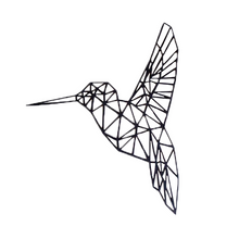 Afbeelding in Gallery-weergave laden, Geometrische Kolibri - Black - Lounge&amp;Lifestyle
