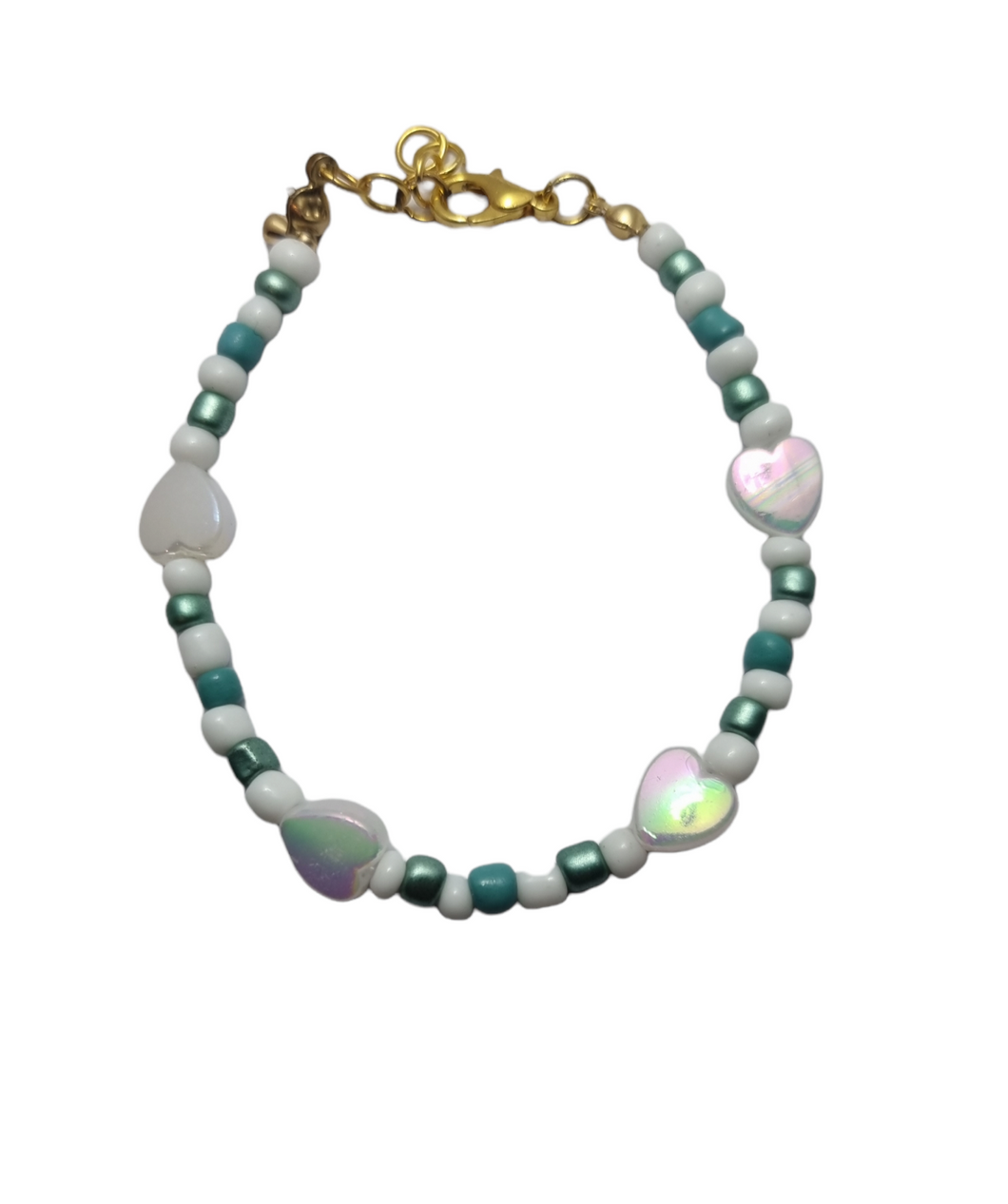 Armbandje - hartjes