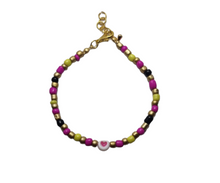 Afbeelding in Gallery-weergave laden, Armbandje - roze hartje
