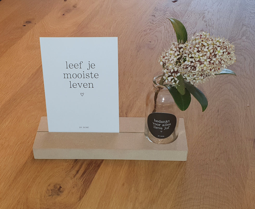 Memory Shelf - Bedankt lieve juf voor alles - Lounge&Lifestyle