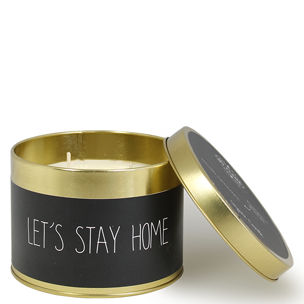 Soja kaars  - Let's stay home - Lounge&Lifestyle