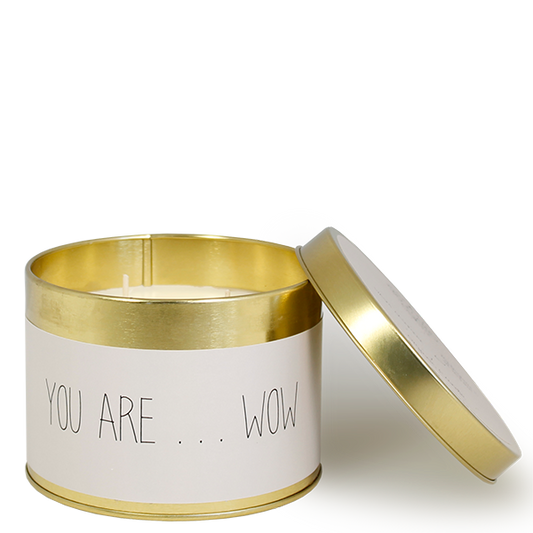Soja kaars  - You are.. wow - Lounge&Lifestyle