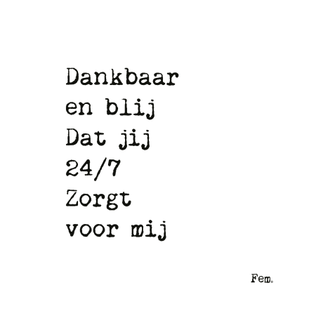 Dankbaar en blij