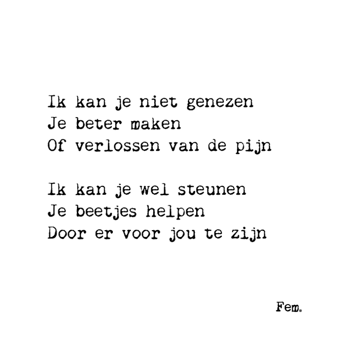 Ik kan je niet genezen - Lounge&Lifestyle