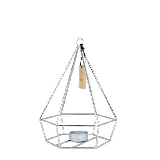 Kaarsenhouder diamand | 13 x 15 cm - Lounge&Lifestyle