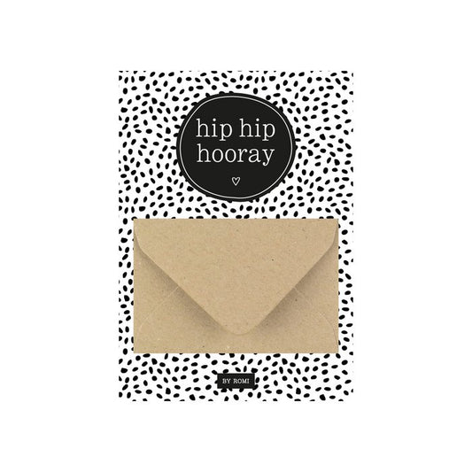 Geldkaart - Hip hip hooray - Lounge&Lifestyle