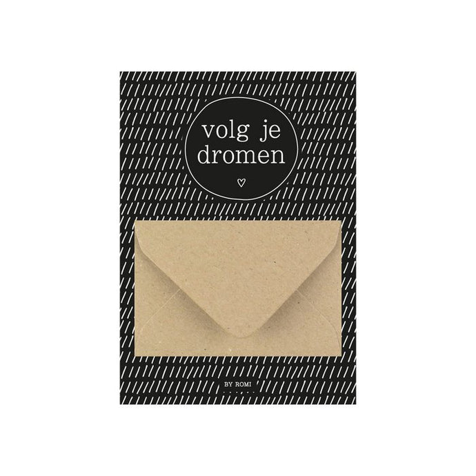 Geldkaart - Volg je dromen - Lounge&Lifestyle