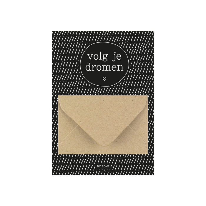 Geldkaart - Volg je dromen - Lounge&Lifestyle